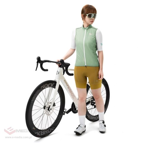 Kamizelka rowerowa damska Rockbros MJ008 TVI wiatroszczelna S - zielona