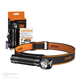 Latarka czołowa SUPERFIRE TH04 600lm USB-C