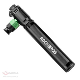 Pompka CO2 Rockbros HQ-75D-CO2 manualna/CO2 aluminiowa - czarna