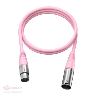 Kabel Fifine XLR L9C 180cm (różowy)