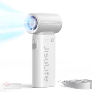 Mini dmuchawa Jisulife Handheld Fan Life9 3600mAh przenośny wiatraczek wentylator USB - szary
