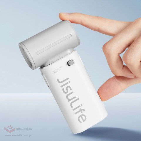 Mini dmuchawa Jisulife Handheld Fan Life9 3600mAh przenośny wiatraczek wentylator USB - szary