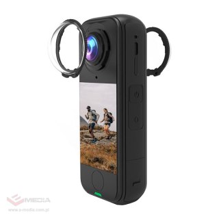 Osłona ochronna obiektywu Puluz dla dla Insta360 X4 Air (Szkło hartowane)