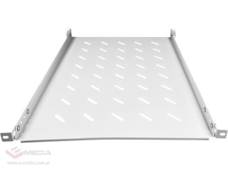 Półka stała 19" 1U głęb. 750mm, szara, 4 punkty mocowania ALANTEC