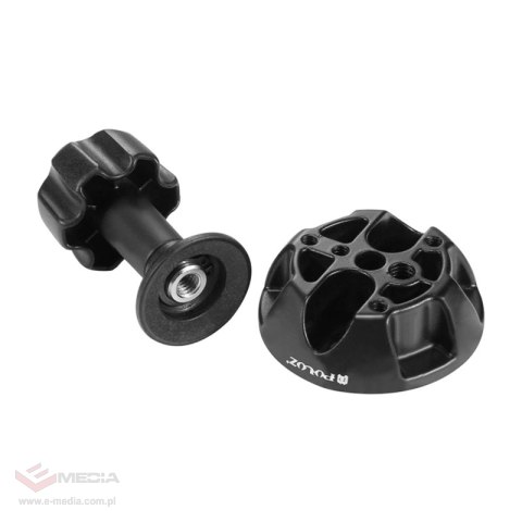 Adapter Puluz Półkula 75 mm Flat to Bowl do głowicy fluidowej