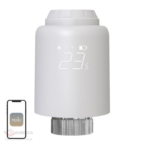 Inteligentna głowica termostatyczna MOES ZTRV-PJ-601-MS