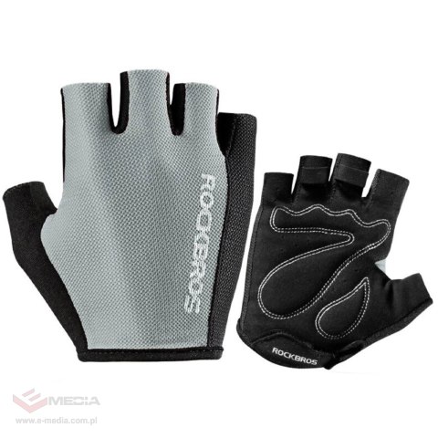 Rękawiczki rowerowe Rockbros S099GR rozmiar XL - szare