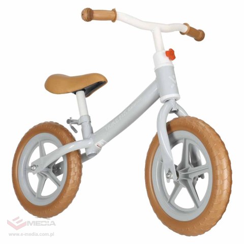 Rowerek biegowy Trike Fix Balance z koszykiem brązowy