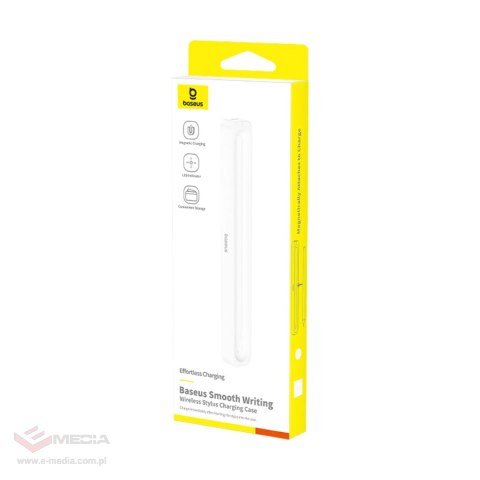 Etui ładujące do rysika Baseus Smooth Writing z kablem Baseus Simple USB-C 3A 30cm - białe