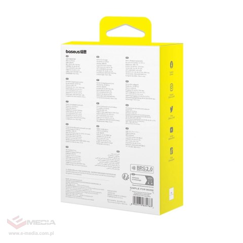Ładowarka samochodowa Baseus Enjoyment Pro 55W USB-A ze zwijanym kablem Lightning - czarna