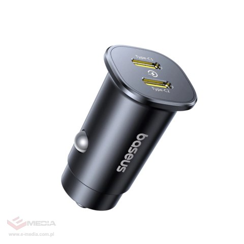Ładowarka samochodowa Baseus GoTrip 2 x USB-C 30W - czarna