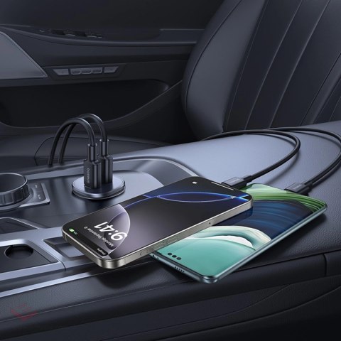 Ładowarka samochodowa Baseus GoTrip 2 x USB-C 30W - czarna