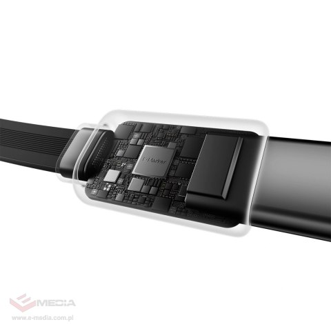 Ładowarka samochodowa Cuktech CC903P 100 W z wyświetlaczem i zwijanym kablem USB-C 70 cm - szara