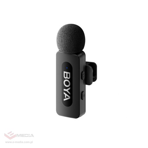 Mikrofon BOYA BY-V1 V2.0 bezprzewodowy 2.4GHz - czarny