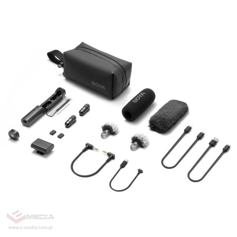 Mikrofon BOYA MAGIC-03 bezprzewodowy 2.4GHz USB-C - czarny