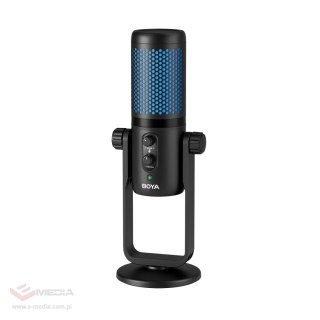Mikrofon bezprzewodowy BOYA BY-PM740 z 4 charakterystykami kierunkowymi 2.4 GHz mini jack 3.5 mm USB-A - czarny