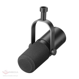 Mikrofon studyjny BOYA CastMic P60 przewodowy USB XLR - czarny