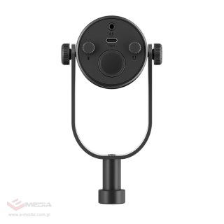 Mikrofon studyjny BOYA CastMic P60 przewodowy USB XLR - czarny