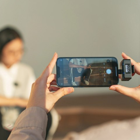 Mikrofony BOYA BOYAMIC 2-02 bezprzewodowe 2.4 GHz USB-C - czarne