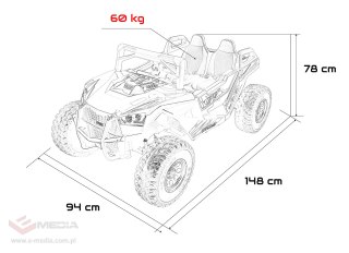 Pojazd Buggy RTR Monster Speed 4x4 Biały