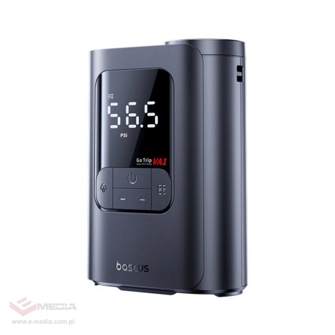 Pompka bezprzewodowa Baseus GoTrip VA1 kompresor 150 PSI 7500 mAh - ciemnoszara