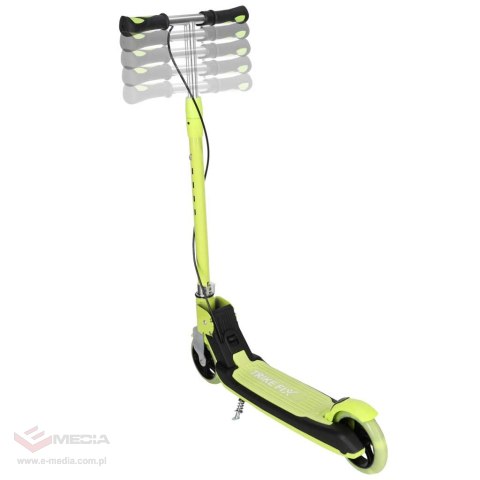 Hulajnoga dla dzieci TRIKE FIX dwukołowa LED składana podwójne hamulce neon zielony