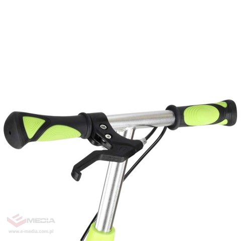 Hulajnoga dla dzieci TRIKE FIX dwukołowa LED składana podwójne hamulce neon zielony