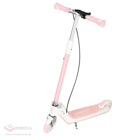 Hulajnoga dla dzieci TRIKE FIX dwukołowa LED składana podwójne hamulce różowa