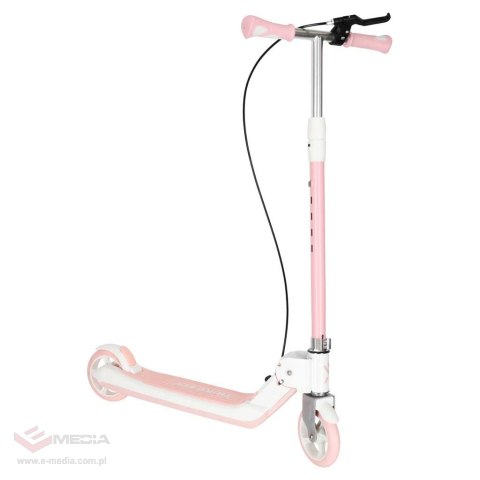 Hulajnoga dla dzieci TRIKE FIX dwukołowa LED składana podwójne hamulce różowa