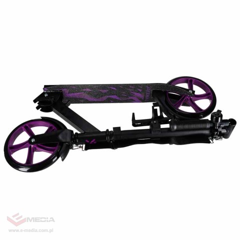 Hulajnoga miejska Trike Fix składana koła 200mm czarno-fioletowa