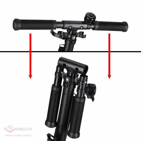 Hulajnoga miejska Trike Fix składana koła 200mm czarno-fioletowa