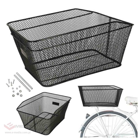 Koszyk rowerowy RALLEX na bagażnik kosz tylny metalowy