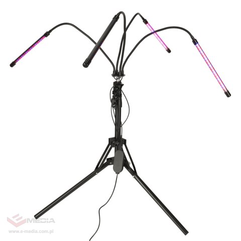 Lampa do roślin LED uprawy wzrostu panel na statywie 4x80LED