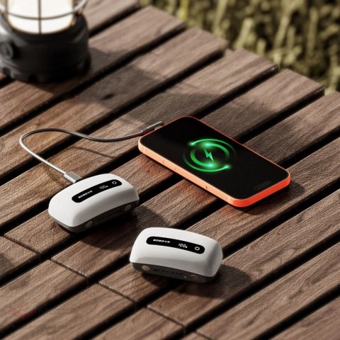 Bateria BoboVR BM60-2 6500 mAh do BoboVR M3 Pro+ i BoboVR M3 2 szt. ze stacją ładującą - biała
