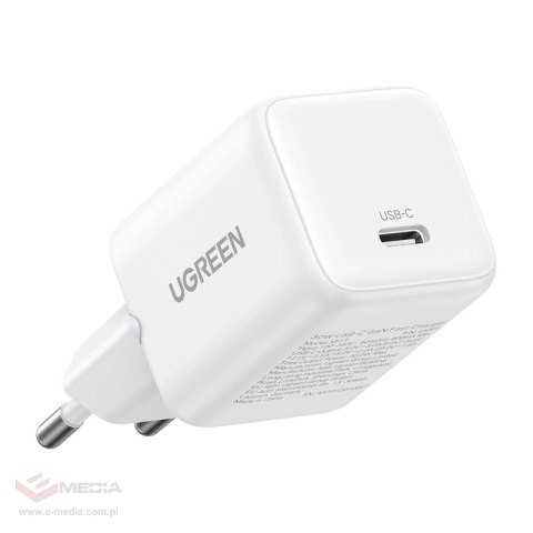 Ładowarka sieciowa Ugreen X513 30W GaN 1X USB-C (biała)