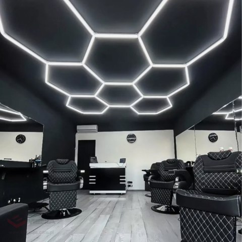 Lampa Led Hexagon Panel Oświetlenie Warsztat Garaż Dom 257x244cm 280W 6500K