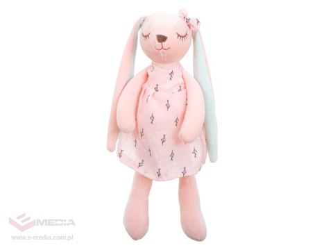 Maskotka pluszowa królik różowy 35cm