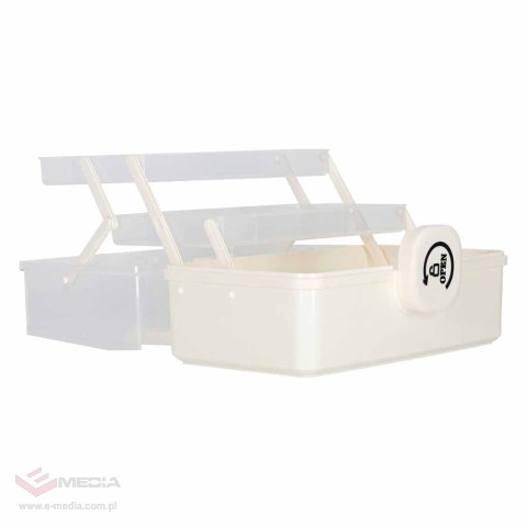 Organizer na leki pojemnik pudełko kasetka apteczka duży XL na zamek skrzynka 29x19x15,5 cm