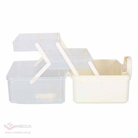 Organizer na leki pojemnik pudełko kasetka apteczka duży XL na zamek skrzynka 29x19x15,5 cm