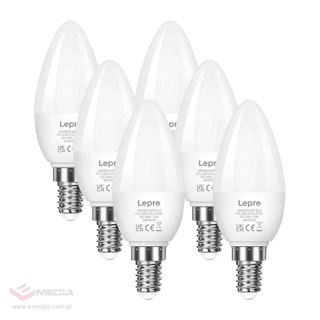 Żarówka LED LEPRO 600059-WW-EU-6 E14 świeczka 4,2W (40W) 470lm 2700K klasa E
