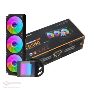 Chłodzenie CPU DarkFlash CB360 wodne (czarne)