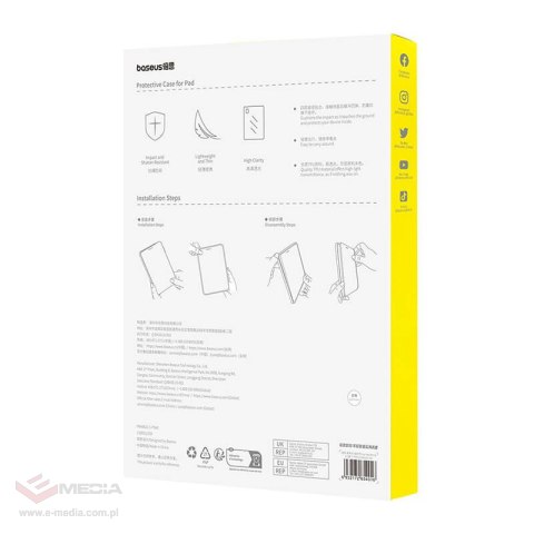 Etui do tabletu BASEUS Simple Pad iPad 9.7" 2017/2018 (przeźroczyste)
