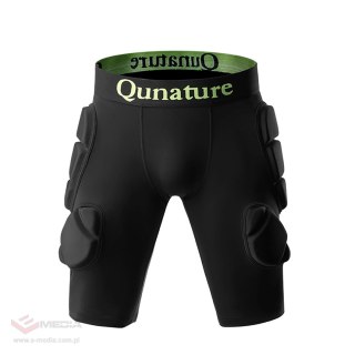 Ochraniacze bioder Qunature Ski - Advanced L narty snowboard łyżwy - czarne