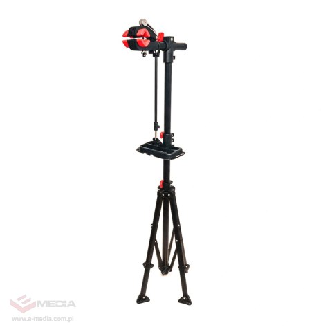 Stojak serwisowy Wozinsky WQX-180 na rowery 24-29" z ramieniem 360° - czarny