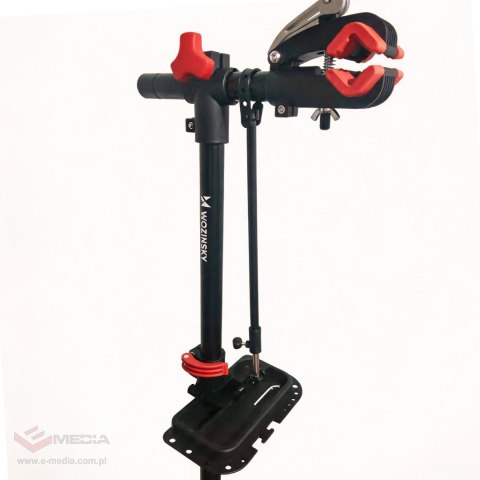 Stojak serwisowy Wozinsky WQX-180 na rowery 24-29" z ramieniem 360° - czarny