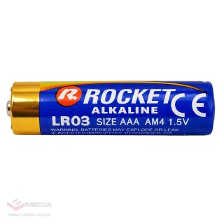 Baterie 30x10 Szt Alkaliczne Rocket LR03 AAA 1,5V LR3 Bateria Zestaw Paluszki