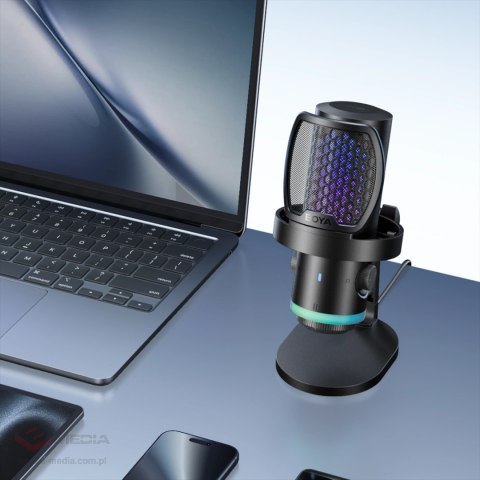 Mikrofon gamingowy BOYA CastMic G40 przewodowy USB-C - czarny