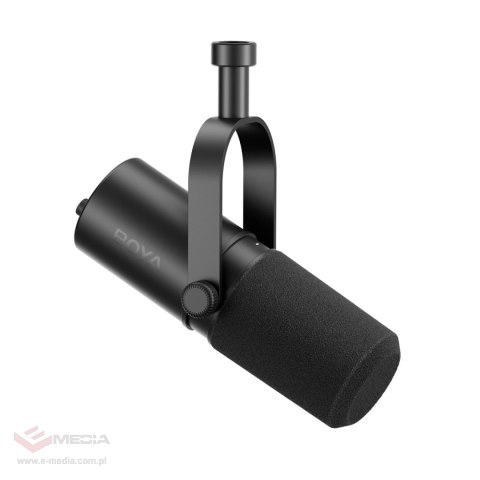 Mikrofon studyjny BOYA CastMic P60D stojący przewodowy USB XLR - czarny