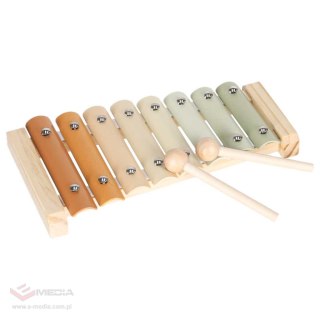 Cymbałki drewniane edukacyjne dla dzieci szkolne 8-tonowe instrument muzyczny