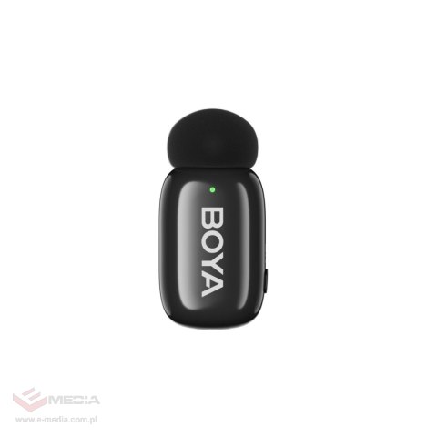 Mikrofony BOYA mini 2-02 bezprzewodowe 2.4GHz USB-C - czarne